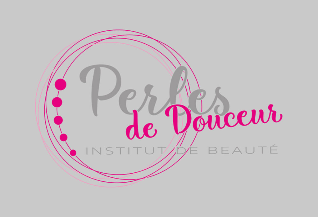 Logo Perles de douceur, institut de beauté, esthéticienne, Courtételle